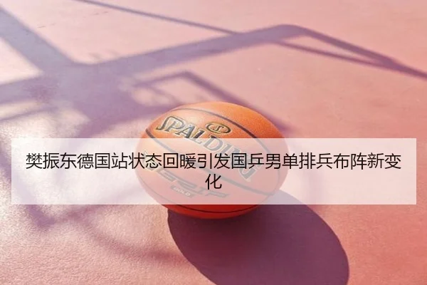 樊振东德国站状态回暖引发国乒男单排兵布阵新变化