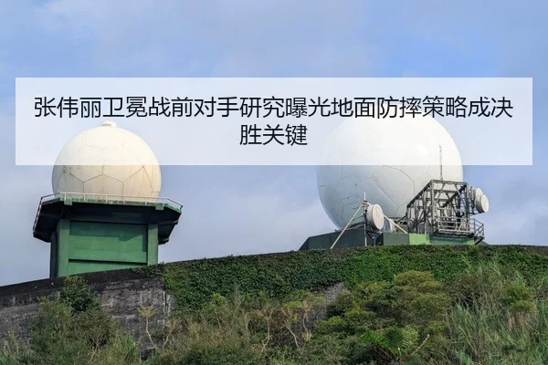 张伟丽卫冕战前对手研究曝光地面防摔策略成决胜关键