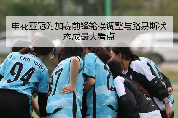 申花亚冠附加赛前锋轮换调整与路易斯状态成最大看点
